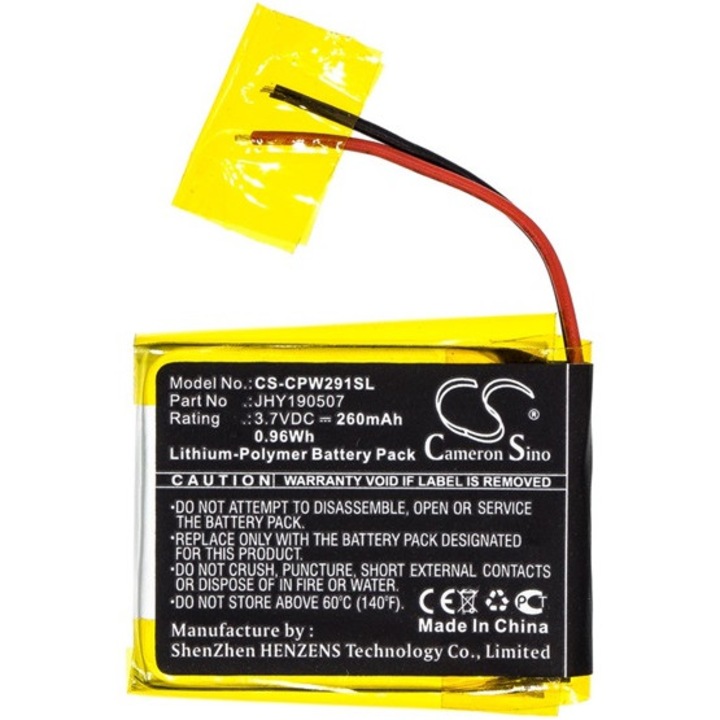 Cameron sino li-polymer akkumulátor, 3.7v, 210mAh, kompatibilis compustar jhy190507 kompatibilis-vel