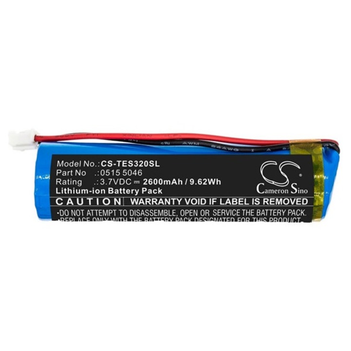 Cameron sino li-ion akkumulátor, 3.7v, 2600mAh, kompatibilis testo 05155046 kompatibilis-vel