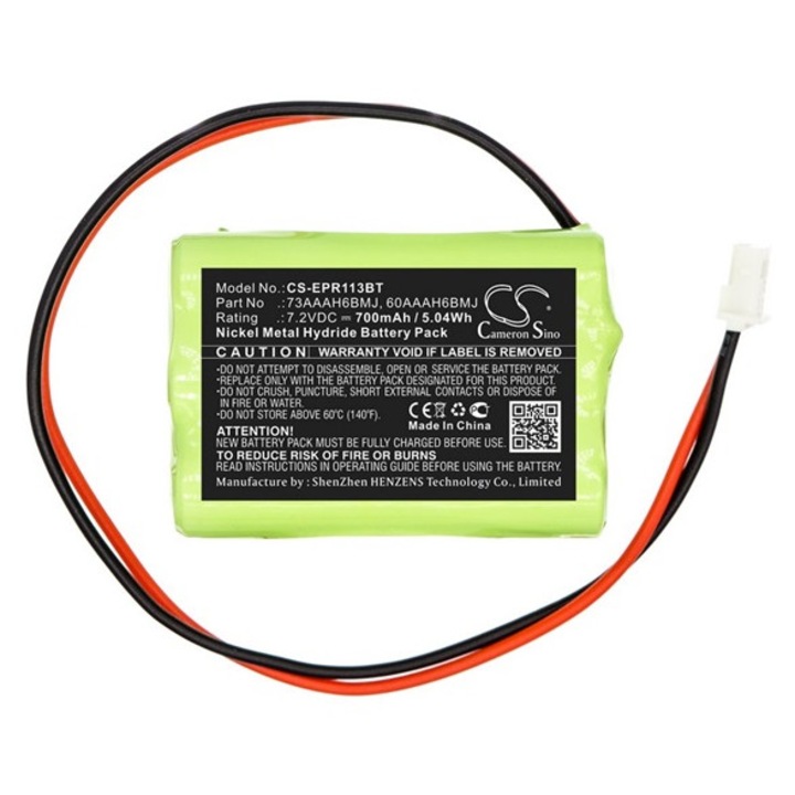 Cameron sino ni-mh akkumulátor, 7.2v, 700mAh, kompatibilis electia 170aah6mxz kompatibilis-vel