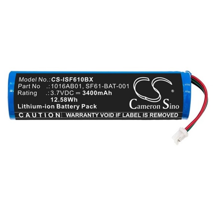 Cameron sino li-ion akkumulátor, 3.7v, 3400mAh, kompatibilis intermec 1016ab01 kompatibilis-vel