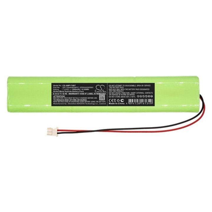 Cameron sino ni-mh akkumulátor, 7.2v, 1500mAh, kompatibilis aem gp170aah6smxz kompatibilis-vel