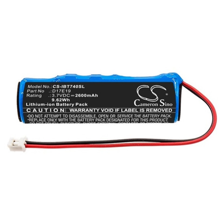 Cameron sino li-ion akkumulátor, 3.7v, 2600mAh, kompatibilis ihome d17e19 kompatibilis-vel