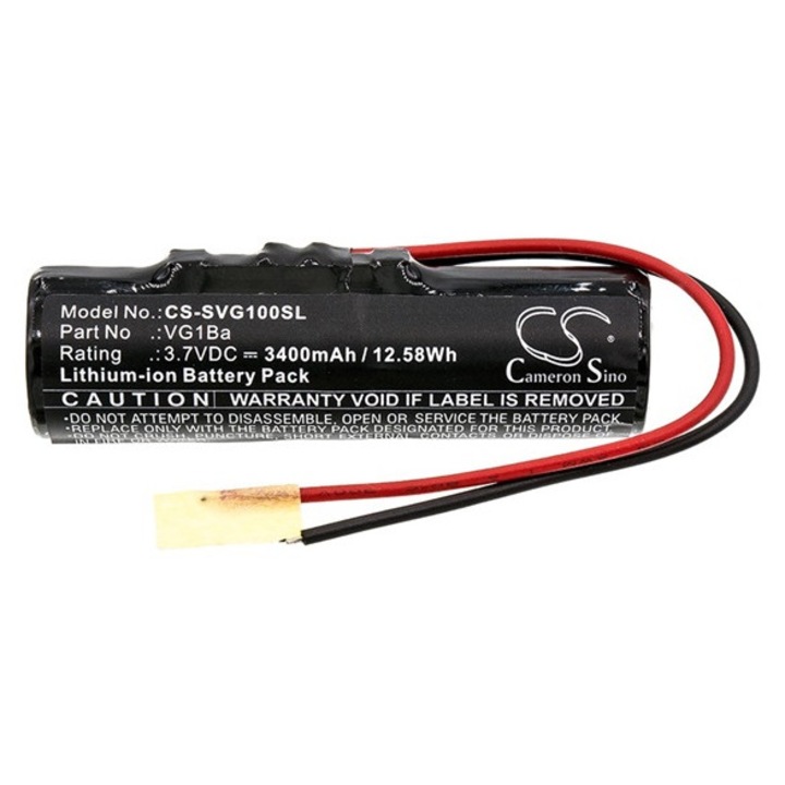 Cameron sino li-ion akkumulátor, 3.7v, 3400mAh, kompatibilis soundcast vg1ba kompatibilis-vel