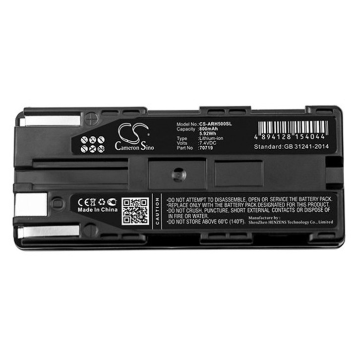 Cameron sino li-ion akkumulátor, 7.4v, 800mAh, kompatibilis aeg 70178 kompatibilis-vel
