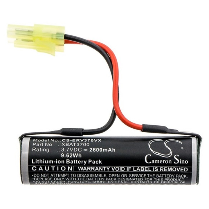 Cameron sino li-ion akkumulátor, 3.7v, 2600mAh, kompatibilis shark xbat3700 kompatibilis-vel