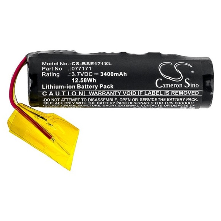 Cameron sino li-ion akkumulátor, 3.7v, 3400mAh, kompatibilis bose 077171 kompatibilis-vel