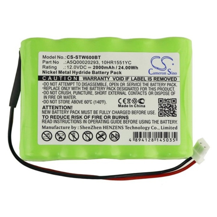 Cameron sino ni-mh akkumulátor, 12.0v, 2000mAh, kompatibilis siemens 10hr1551yc kompatibilis-vel