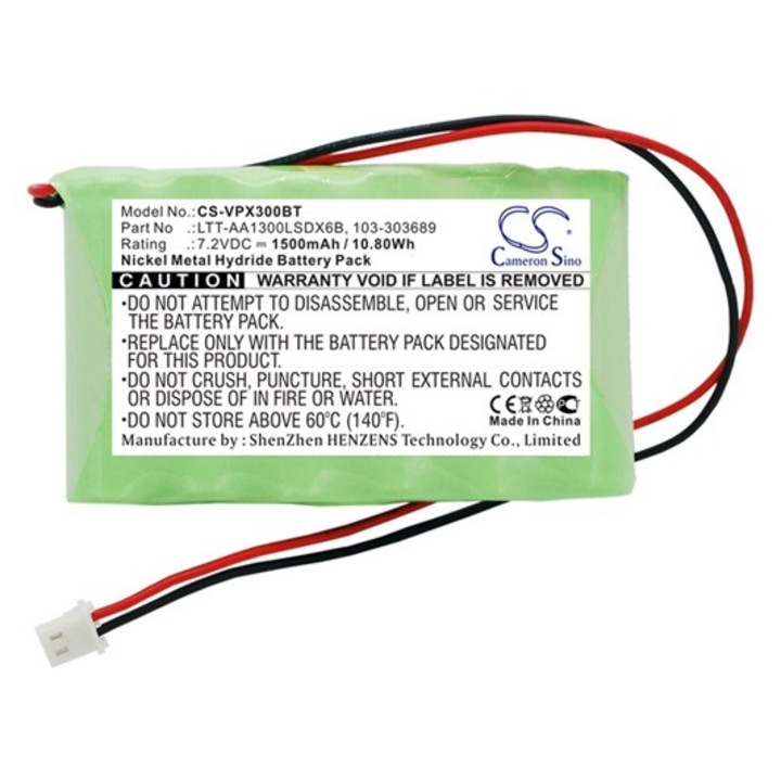 Cameron sino ni-mh akkumulátor, 7.2v, 1500mAh, kompatibilis visonic 103-300691 kompatibilis-vel