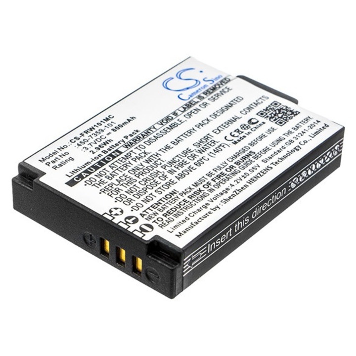 Cameron sino li-ion akkumulátor, 3.7v, 800mAh, kompatibilis frontrow 450-7359-101 kompatibilis-vel