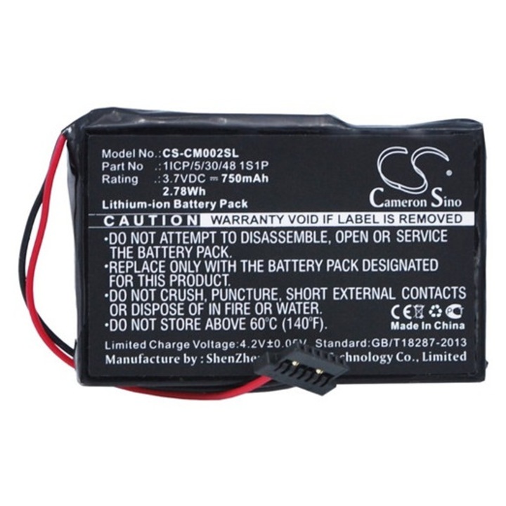 Cameron sino li-ion akkumulátor, 3.7v, 750mAh, kompatibilis custom battery pack 1icp, 5, 30, 481s1p kompatibilis-vel