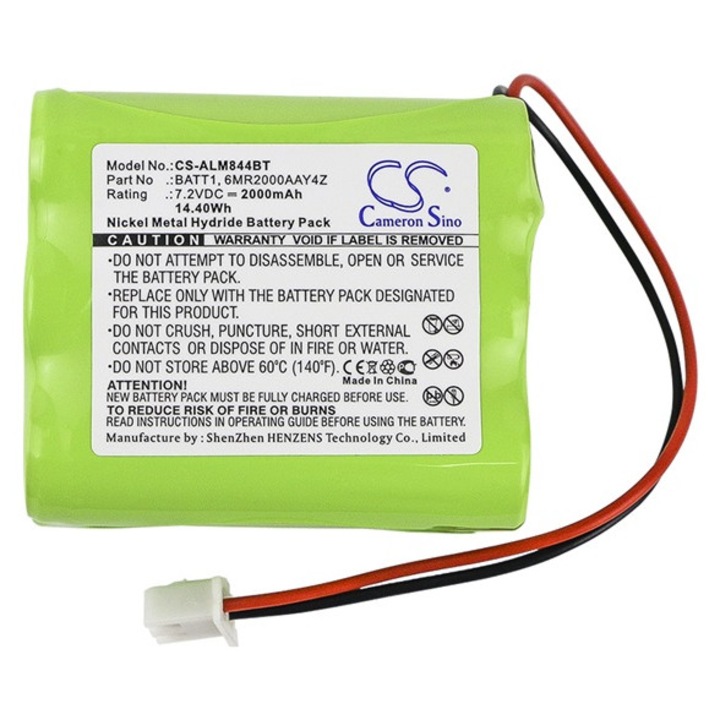 Cameron sino ni-mh akkumulátor, 7.2v, 2000mAh, kompatibilis linear corp 10-000013-001 kompatibilis-vel