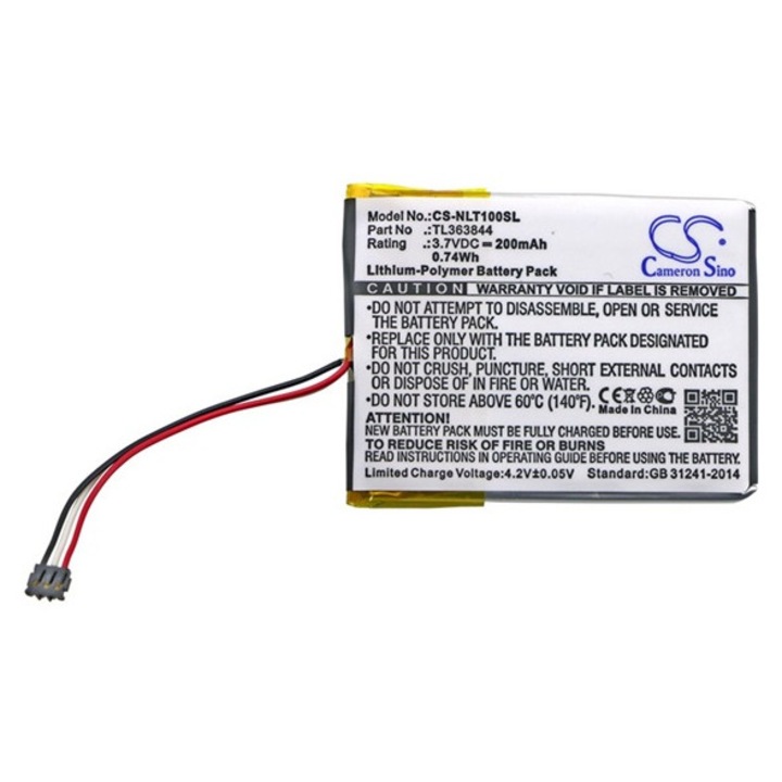 Cameron sino li-polymer akkumulátor, 3.7v, 200mAh, kompatibilis nest tl363844 kompatibilis-vel