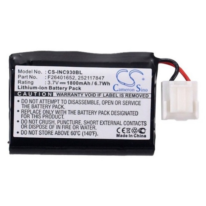 Cameron sino li-ion akkumulátor, 3.7v, 1800mAh, kompatibilis ingenico 252117847 kompatibilis-vel
