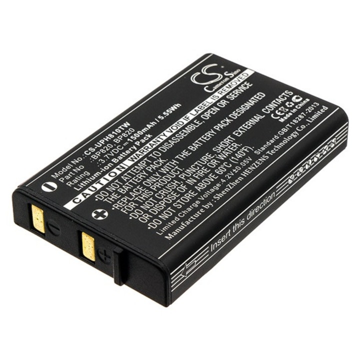 Cameron sino li-ion akkumulátor, 3.7v, 1500mAh, kompatibilis uniden bp820 kompatibilis-vel