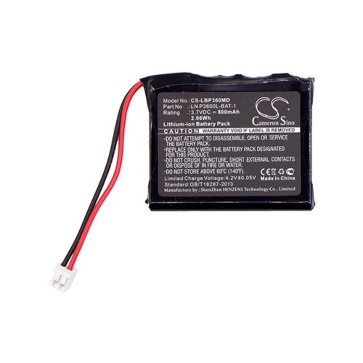 Cameron sino li-ion akkumulátor, 3.7v, 800mAh, kompatibilis labnet lnp3600l-bat-1 kompatibilis-vel