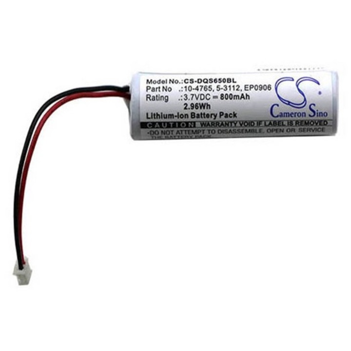 Cameron sino li-ion akkumulátor, 3.7v, 800mAh, kompatibilis datalogic 10-4765 kompatibilis-vel