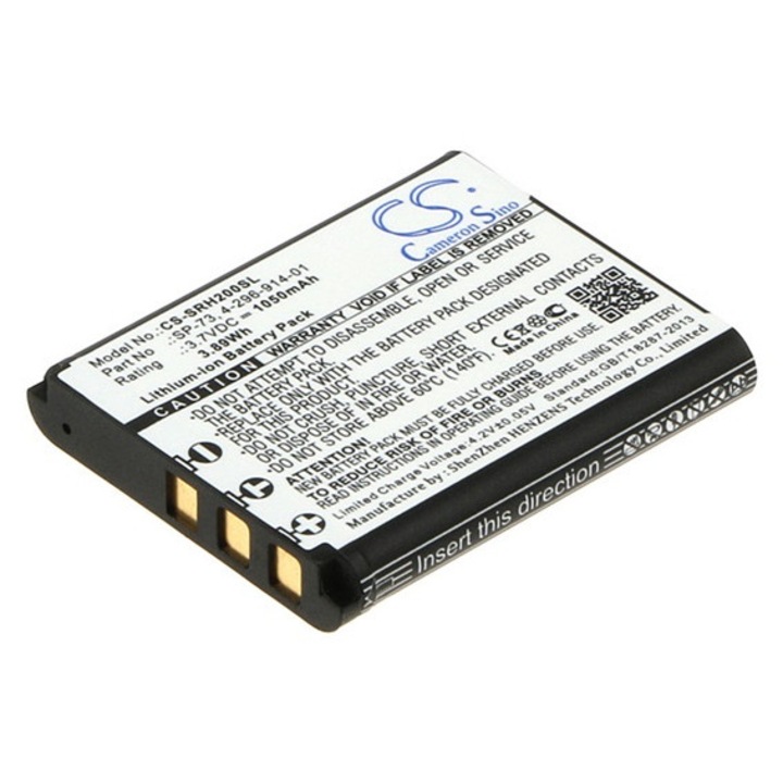 Cameron sino li-ion akkumulátor, 3.7v, 1050mAh, kompatibilis sony 4-296-914-01 kompatibilis-vel