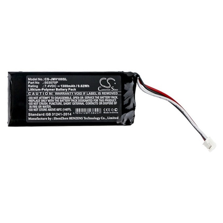 Cameron sino li-polymer akkumulátor, 7.4v, 1300mAh, kompatibilis jbl 503070p kompatibilis-vel