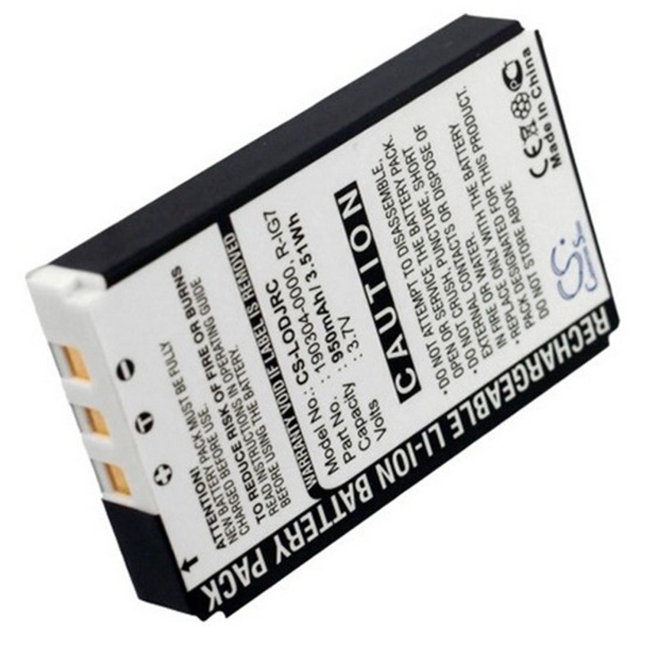 Cameron sino li-ion akkumulátor, 3.7v, 950mAh, kompatibilis logitech 190301-0000 kompatibilis-vel