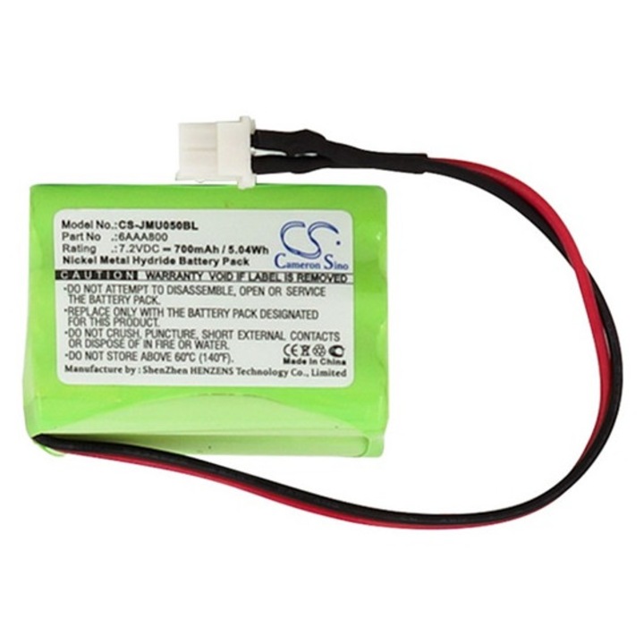 Cameron sino ni-mh akkumulátor, 7.2v, 700mAh, kompatibilis jay 6aaa800 kompatibilis-vel