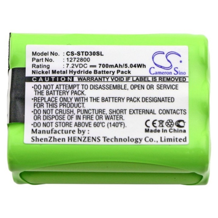 Cameron sino ni-mh akkumulátor, 7.2v, 700mAh, kompatibilis tri-tronics 1272800 kompatibilis-vel