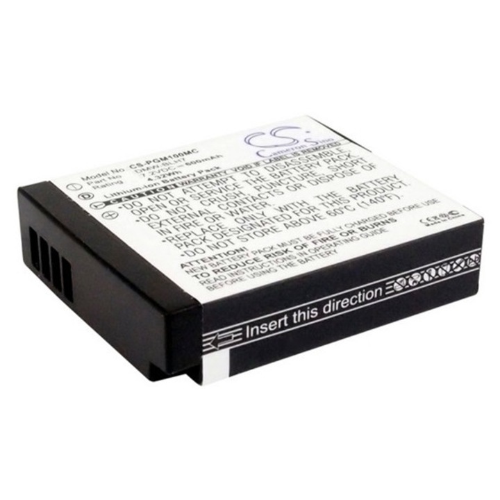 Cameron sino li-ion akkumulátor, 7.2v, 600mAh, kompatibilis panasonic dmw-blh7 kompatibilis-vel