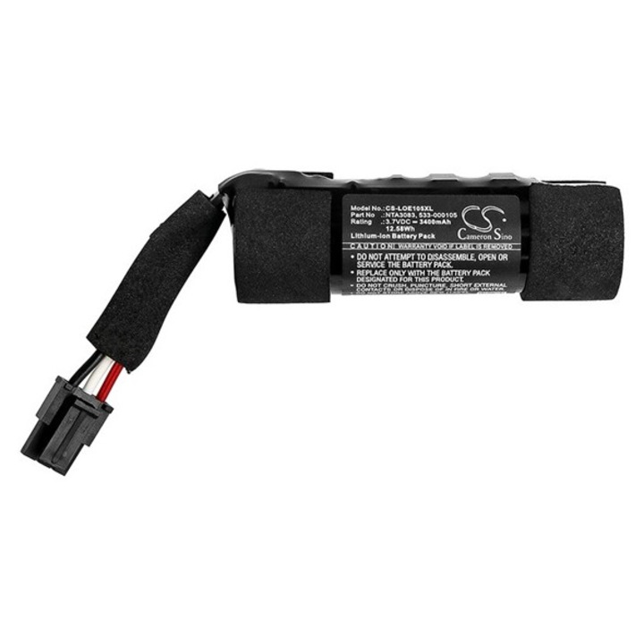 Cameron sino li-ion akkumulátor, 3.7v, 3400mAh, kompatibilis logitech 533-000105 kompatibilis-vel