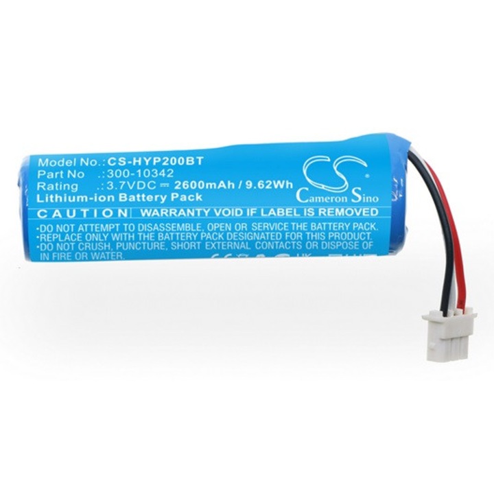 Cameron sino li-ion akkumulátor, 3.7v, 2600mAh, kompatibilis honeywell 300-10342 kék-vel