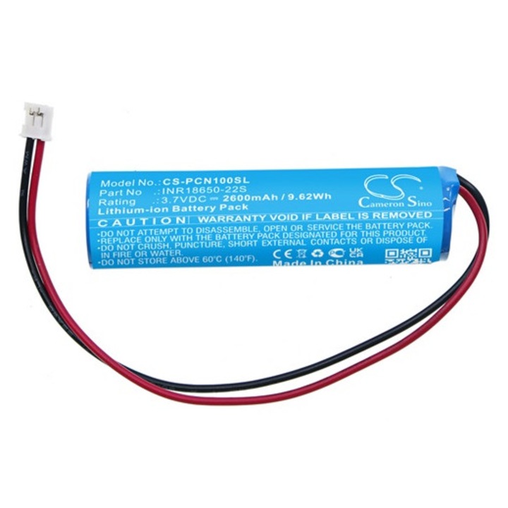 Cameron sino li-ion akkumulátor, 3.7v, 2600mAh, kompatibilis phiten inr18650-22s kék-vel