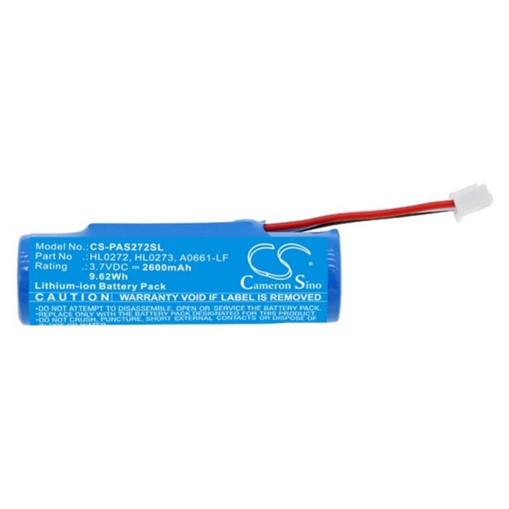 Cameron sino li-ion akkumulátor, 3.7v, 2600mAh, kompatibilis pax a0661-lf kék-vel