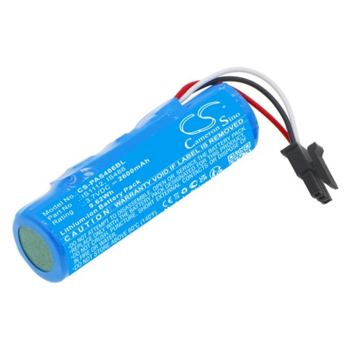 Cameron sino li-ion akkumulátor, 3.7v, 2600mAh, kompatibilis pax is1112 kék-vel