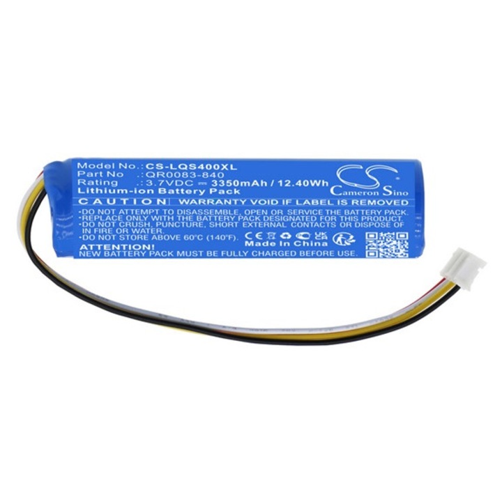 Cameron sino li-ion akkumulátor, 3.7v, 3350mAh, kompatibilis qolsys ian034na kék-vel