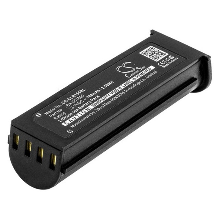 Cameron sino li-ion akkumulátor, 3.7v, 700mAh, kompatibilis cipherlab ba-001800 -vel