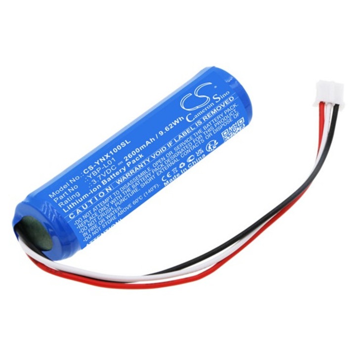 Cameron sino li-ion akkumulátor, 3.7v, 2600mAh, kompatibilis yamAha ybp-l01 kék-vel