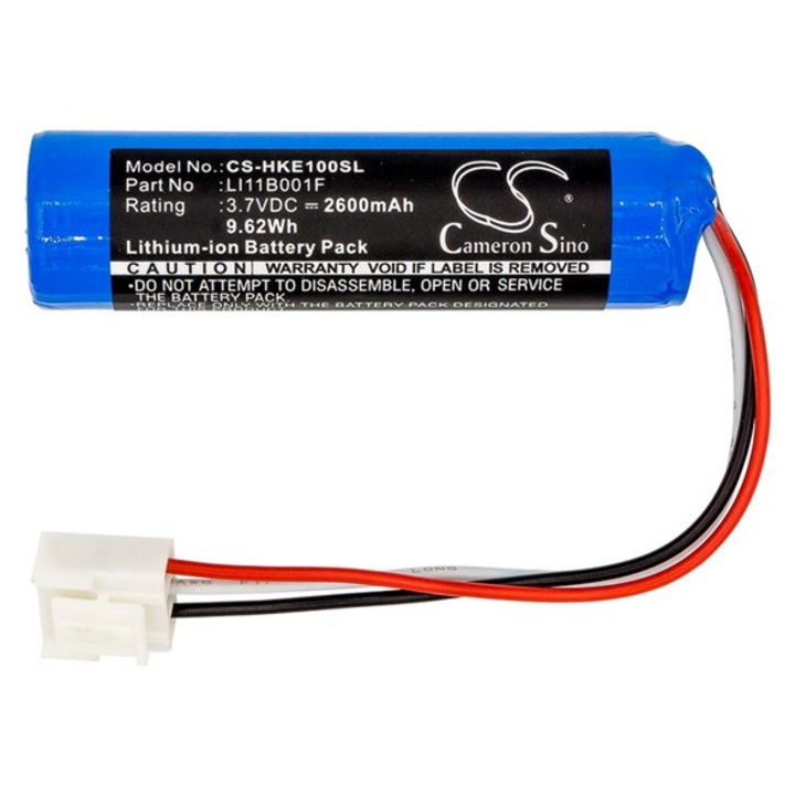Cameron sino li-ion akkumulátor, 3.7v, 2600mAh, kompatibilis harman, kardon li11b001f kék-vel