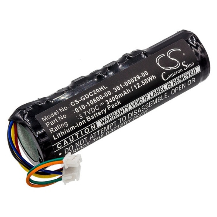 Cameron sino li-ion akkumulátor, 3.7v, 3400mAh, kompatibilis garmin 010-10806-00 -vel