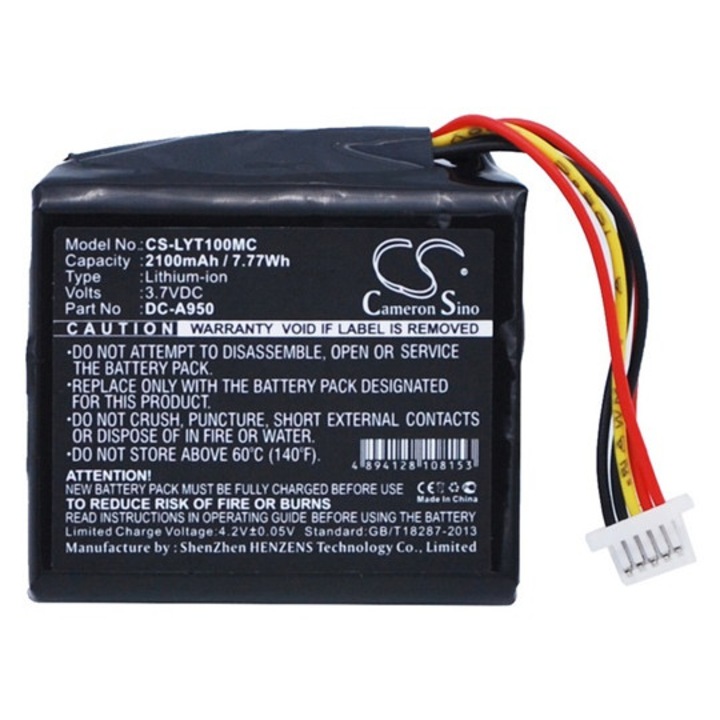 Cameron sino li-ion akkumulátor, 3.7v, 2100mAh, kompatibilis lytro dc-a950 -vel