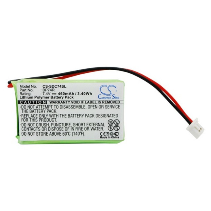 Cameron sino li-polymer akkumulátor, 7.4v, 460mAh, kompatibilis dogtra bp74r -vel