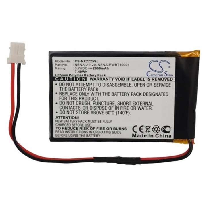 Cameron sino li-polymer akkumulátor, 3.7v, 2000mAh, kompatibilis nexto nena-21120 -vel