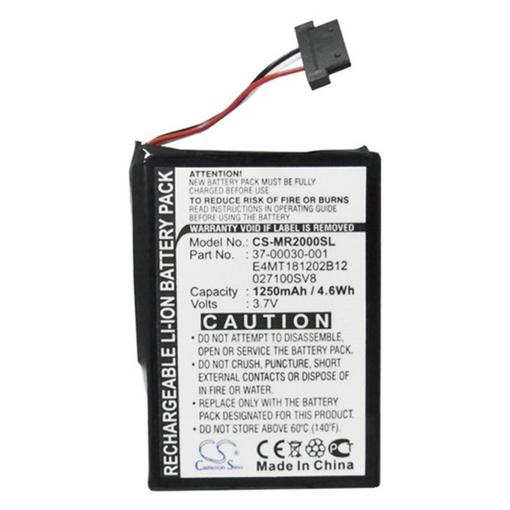 Cameron sino li-ion akkumulátor, 3.7v, 1250mAh, kompatibilis magellan 027100sv8 -vel