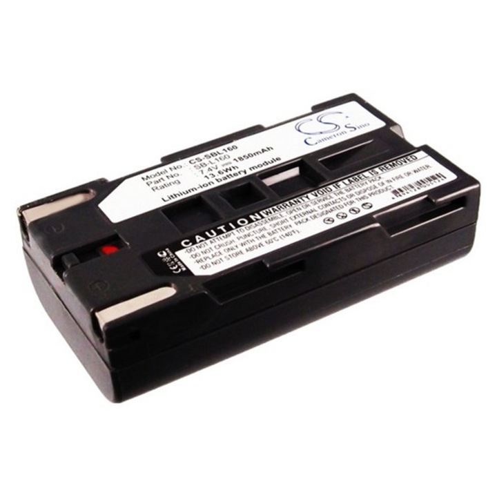 Cameron sino li-ion akkumulátor, 7.4v, 1850mAh, kompatibilis medion sb-l160 szürke-vel