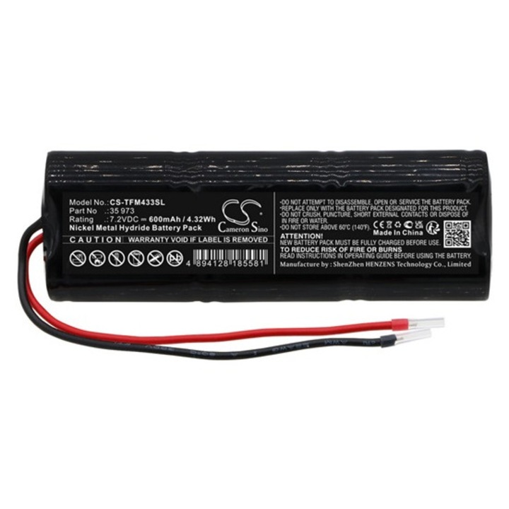 Cameron sino ni-mh akkumulátor, 7.2v, 600mAh, kompatibilis telenot 35973 -vel
