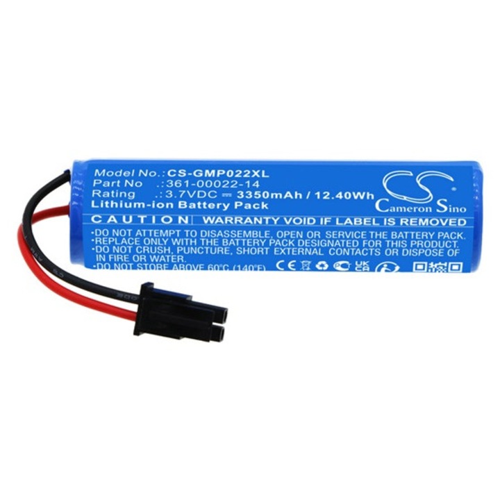 Cameron sino li-ion akkumulátor, 3.7v, 3350mAh, kompatibilis garmin 361-00022-14 kompatibilis-vel