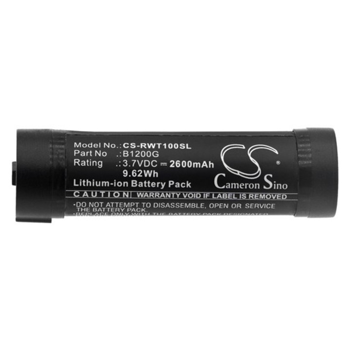 Cameron sino li-ion akkumulátor, 3.7v, 2600mAh, kompatibilis realwear b1200g -vel