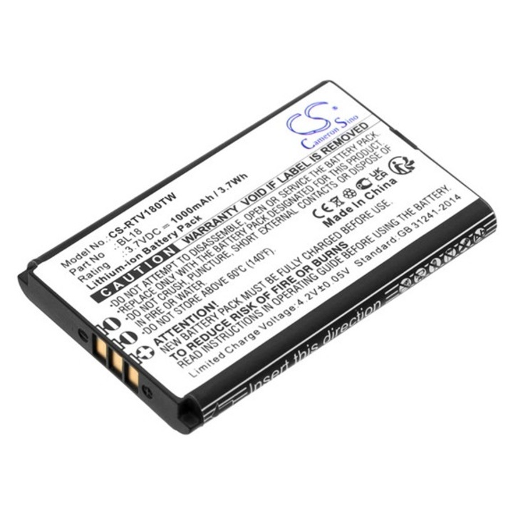 Cameron sino li-ion akkumulátor, 3, 7v, 1000mAh, kompatibilis retevis bl18 -vel