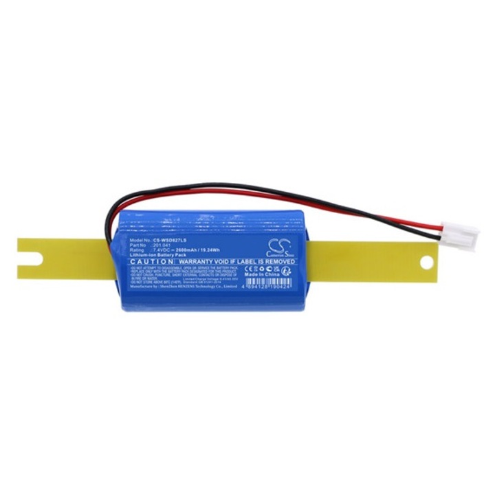 Cameron sino li-ion akkumulátor, 7, 4v, 2600mAh, kompatibilis wsd 201.041 kék-vel