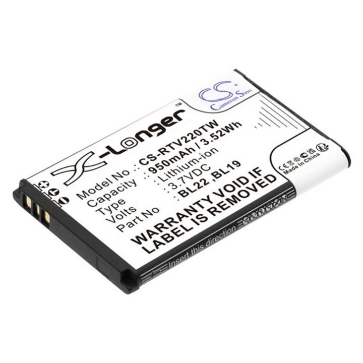 Cameron sino li-ion akkumulátor, 3, 7v, 950mAh, kompatibilis retevis bl19 -vel