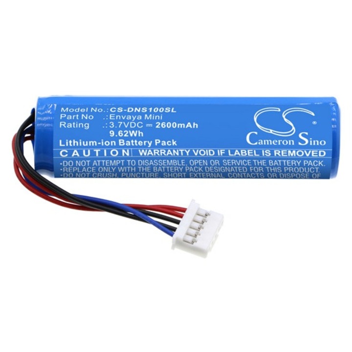 Cameron sino li-ion akkumulátor, 3, 7v, 2600mAh, kompatibilis denon ca-b2120265 kék-vel