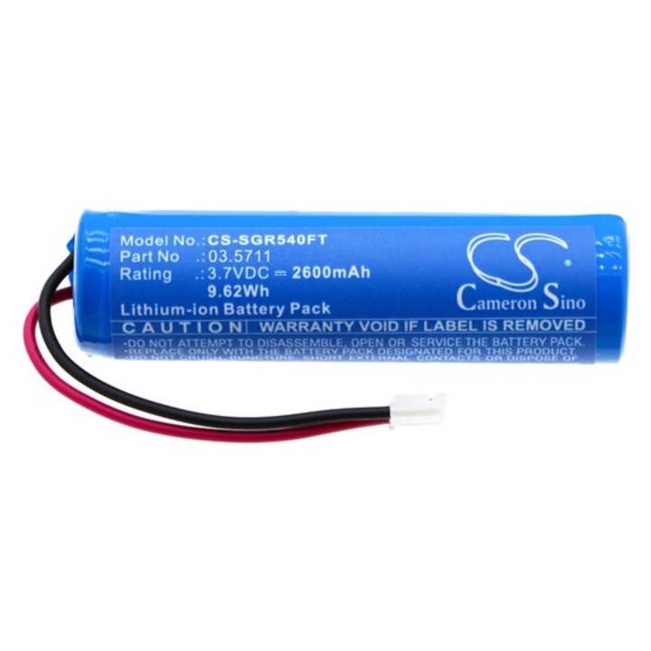 Cameron sino li-ion akkumulátor, 3, 7v, 2600mAh, kompatibilis scangrip 03.5711 kék-vel