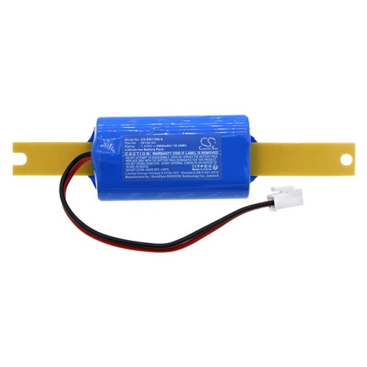 Cameron sino li-ion akkumulátor, 7, 4v, 2600mAh, kompatibilis sunlite 88158-su kék-vel